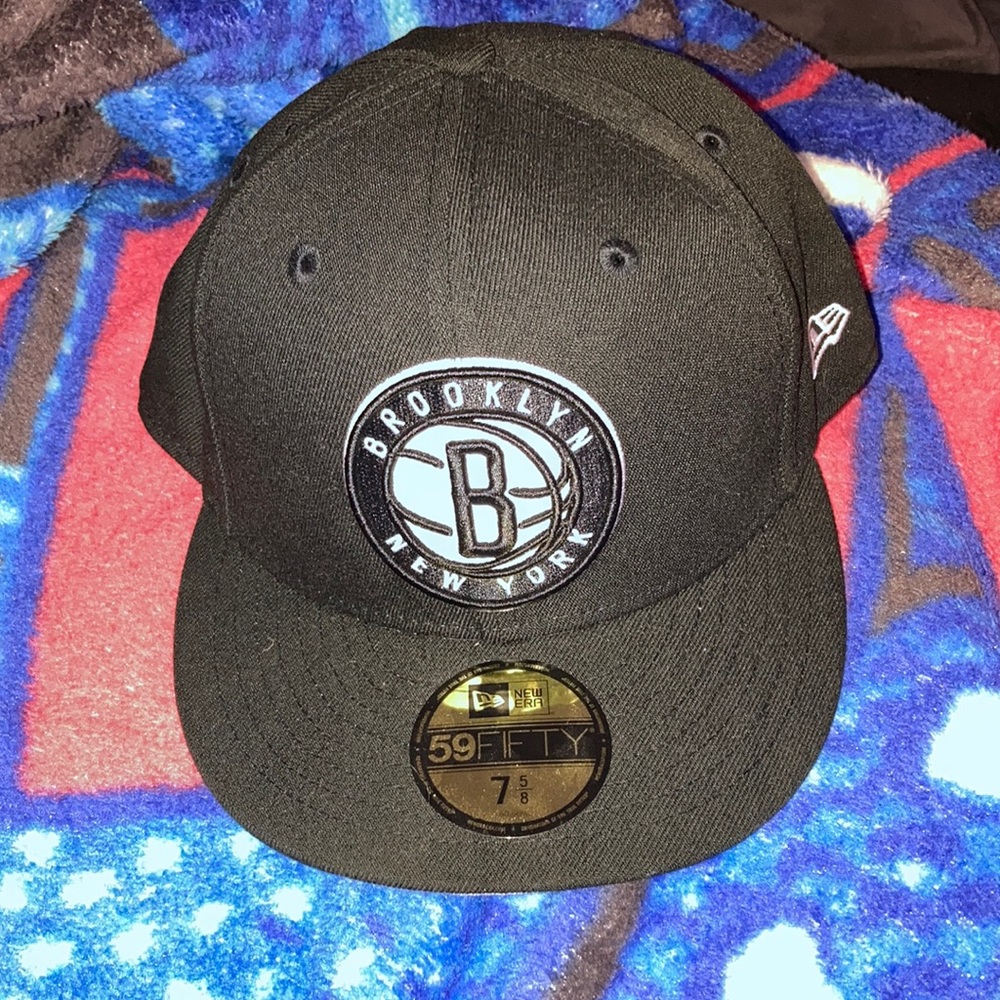 New Era 59Fifty Men’s Black Brooklyn Nets Hat